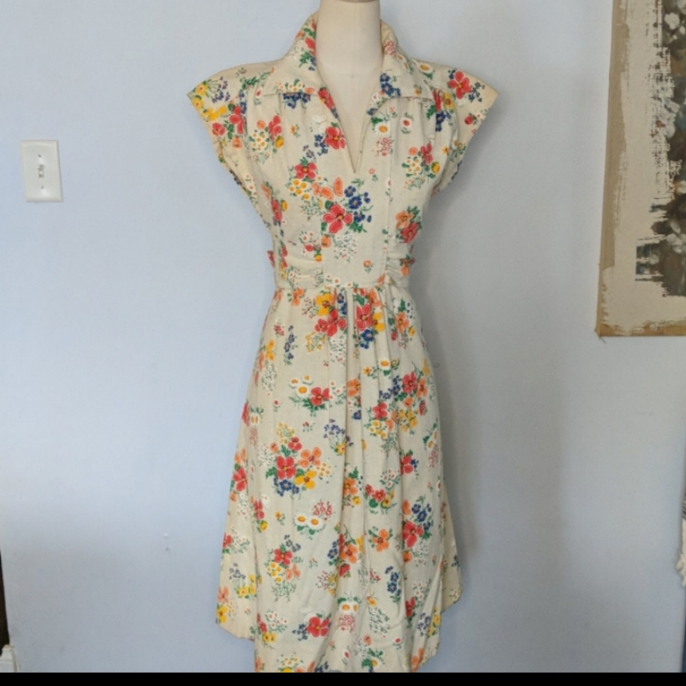 Homemade Vintage Empire Waist Dress